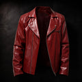 Durden Men's Leather Jacket - Classic Biker Style