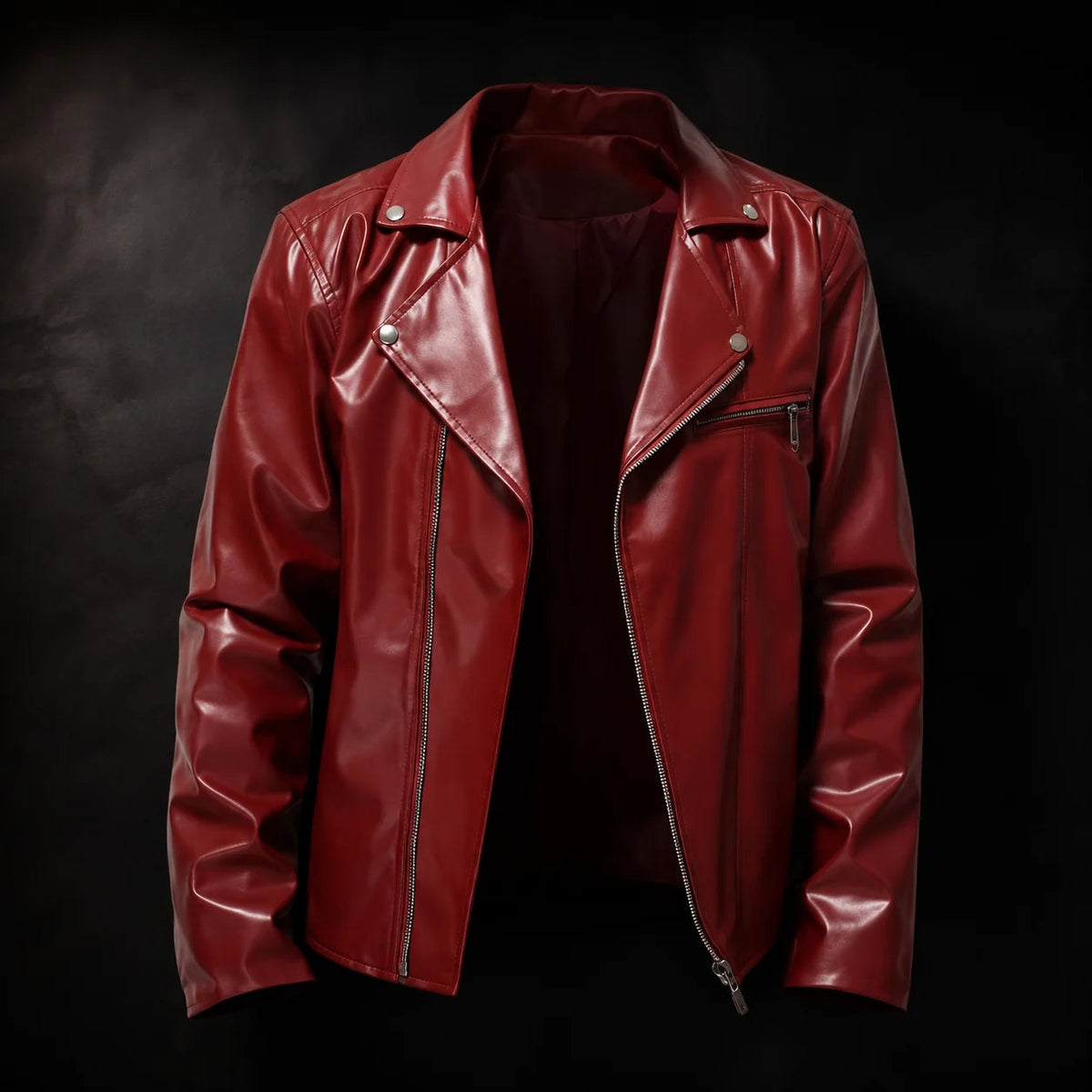 Durden Men's Leather Jacket - Classic Biker Style