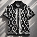 Toscano Men's Knit Polo Shirt - Premium Cotton Blend