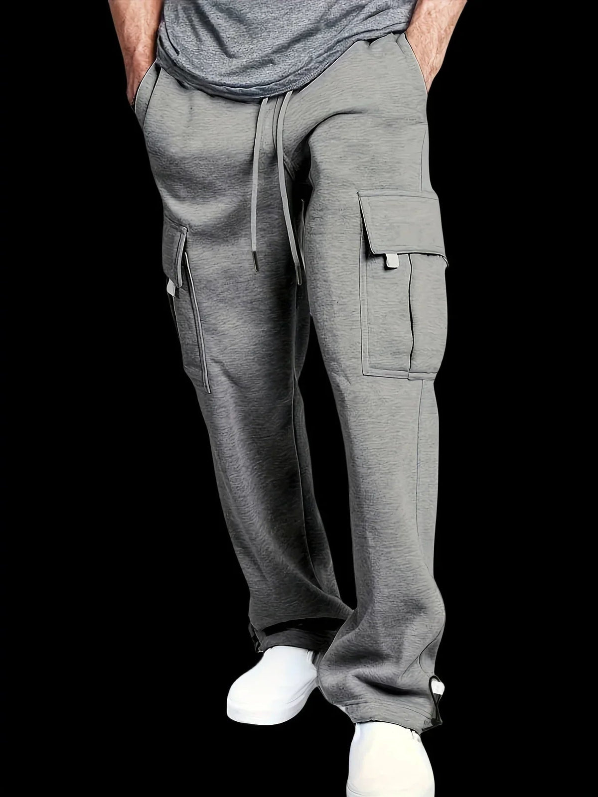 Crankshaft Men's Cargo Sweatpants - Comfortable Athletic Wear