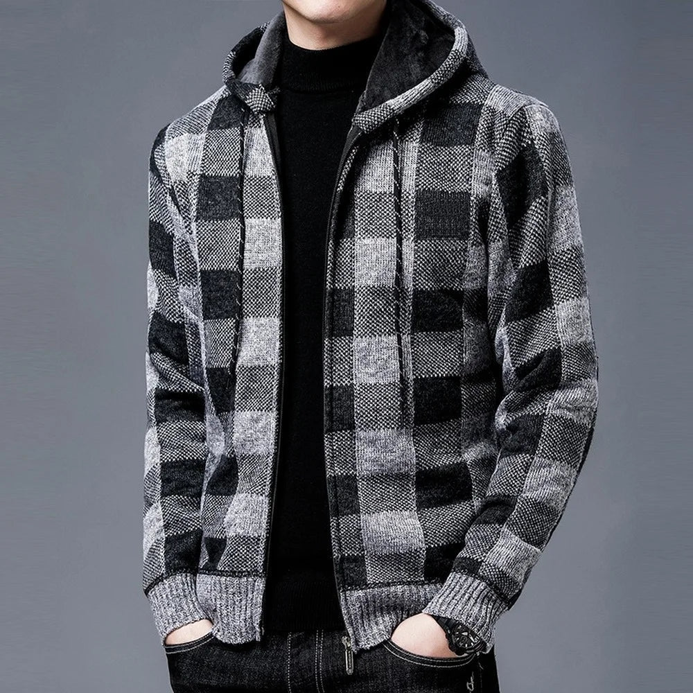 Emberton Men's Plaid Flannel Jacket - Classic Winter Outerwear