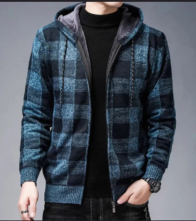 Emberton Men's Plaid Flannel Jacket - Classic Winter Outerwear