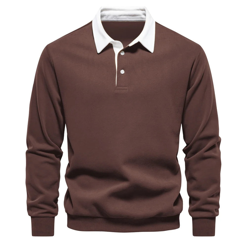 Heritage Men's Crewneck Collar Sweatshirt - Premium Cotton