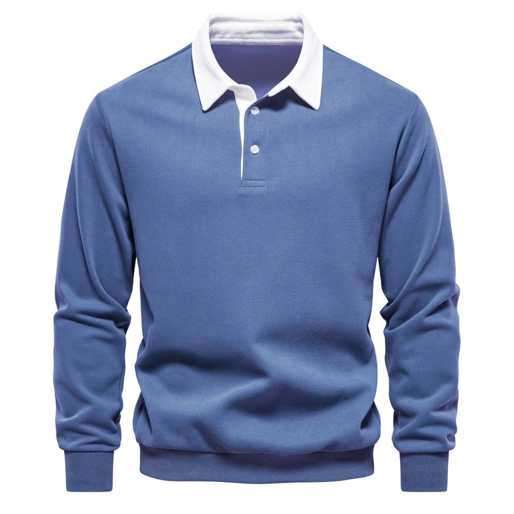 Heritage Men's Crewneck Collar Sweatshirt - Premium Cotton