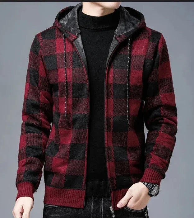 Emberton Men's Plaid Flannel Jacket - Classic Winter Outerwear