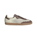 Basketweave Sneakers - Classic Low-Top Shoes